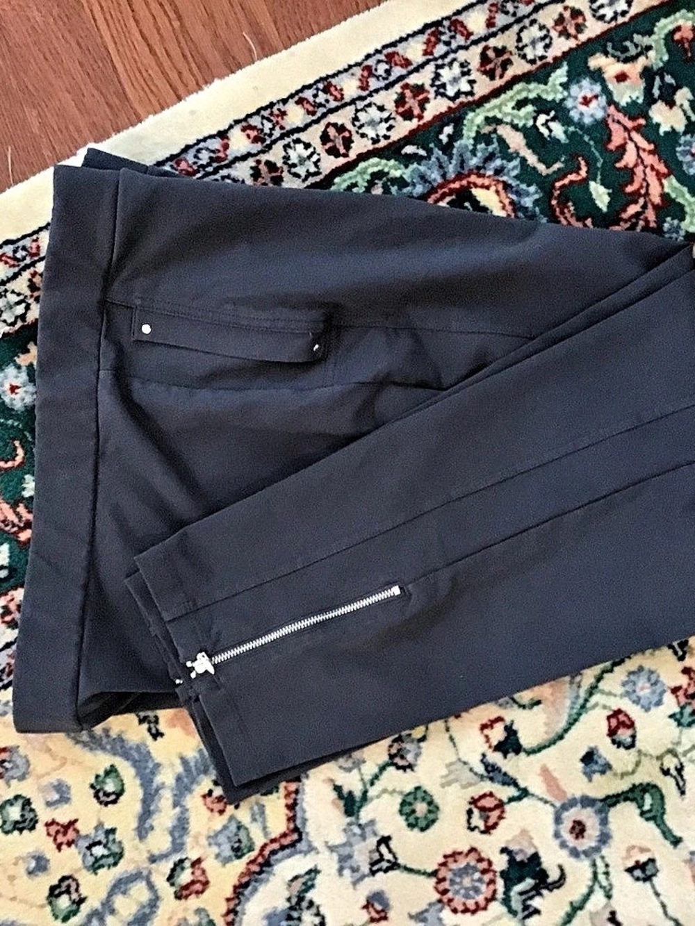 SUSAN GRAVER Utility pants in gray Size XL